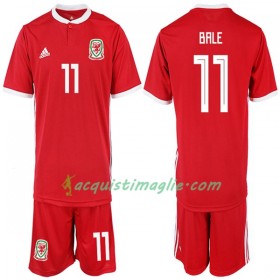 Divisa di Calcio Galles Bale 11 Bambino Prima 2018/2019